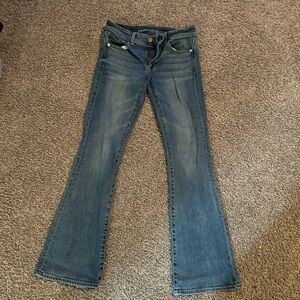 American Eagle By Payless Blue Flare Jeans